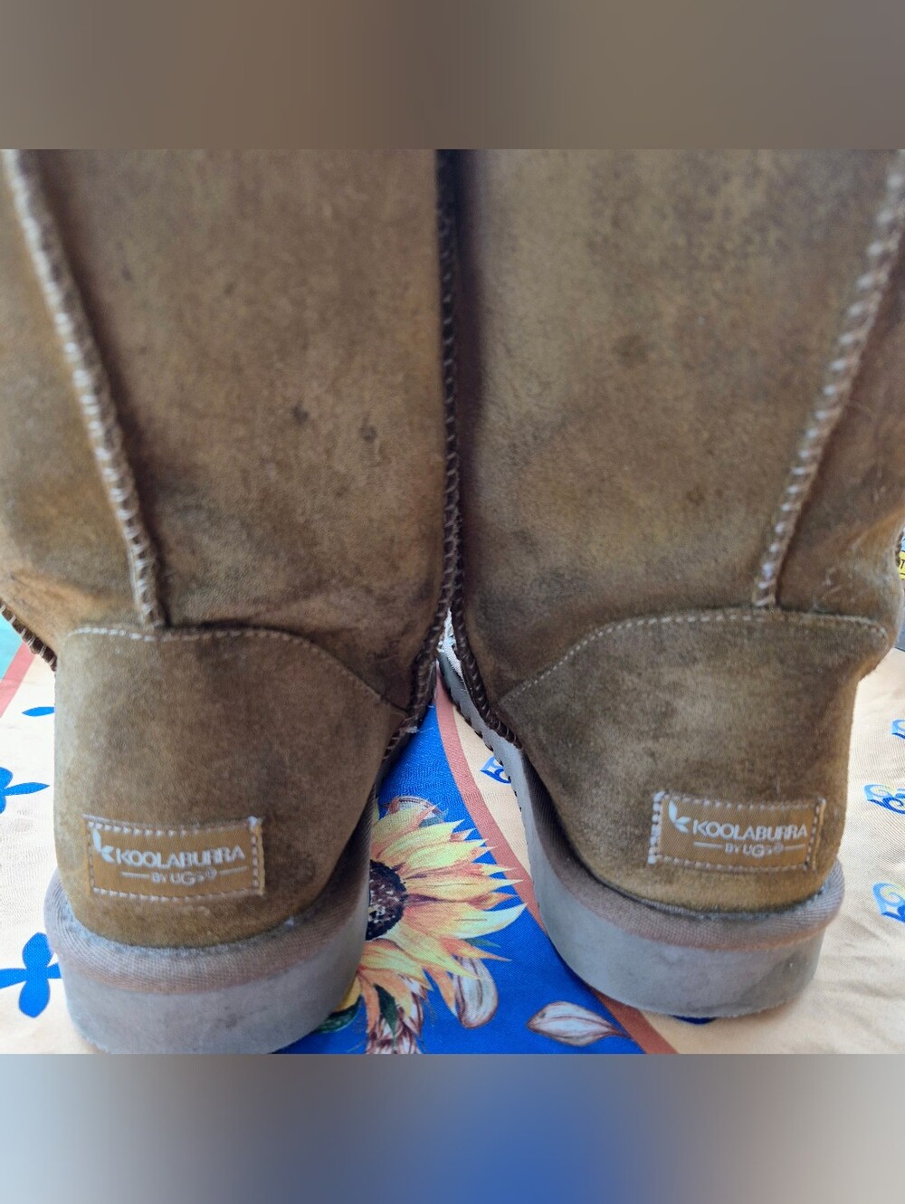 KOOLABURA by UGG π€ TALL BOOT π€ Chestnut Suede, Sheep/Sherpa Lining π«Ά US 10 - Picture 3 of 11